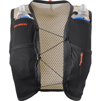 Salomon Active Skin 4 Set Laufrucksack Emerglow / Black Damen
