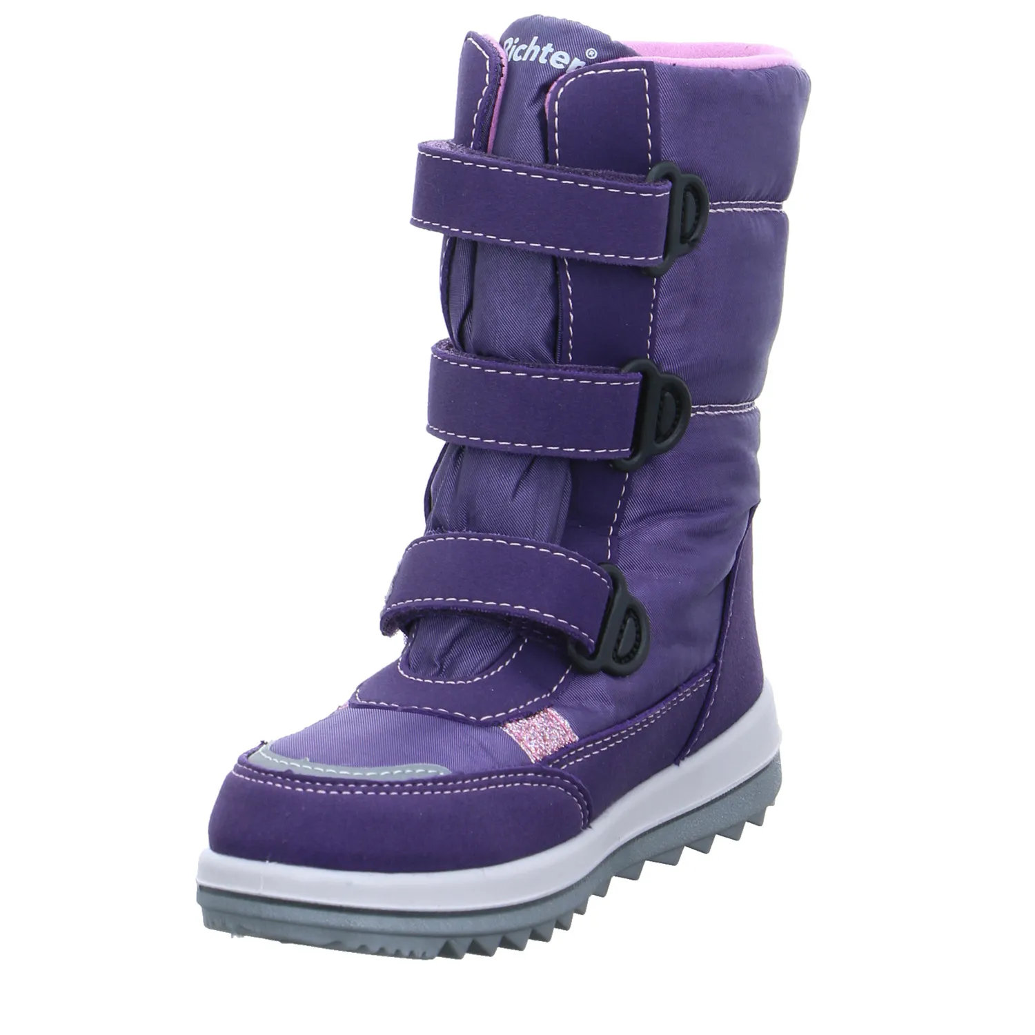 RICHTER Mädchen-Snowboot Membrane Violette Textil  Winterstiefel