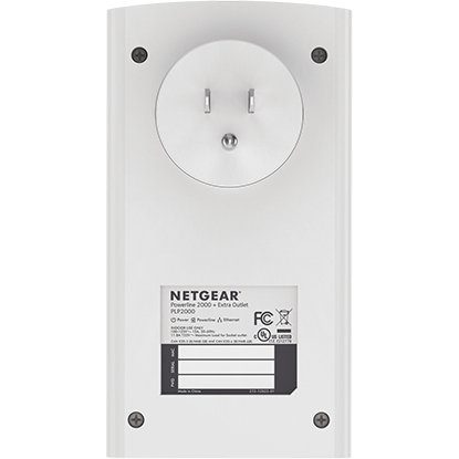 NETGEAR PLP2000-100FRS Adaptateur réseau CPL 2000 Mbit/s Ethernet/LAN Blanc 2 pièce(s)