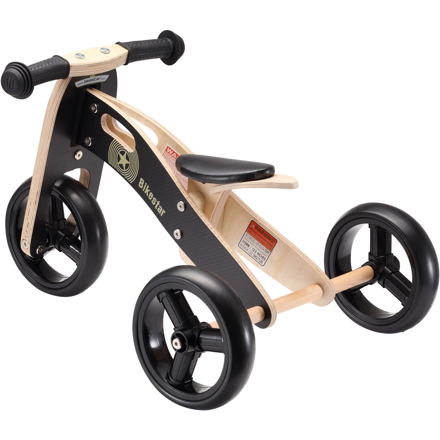 Bikestar Laufrad 7 Zoll Holz schwarz