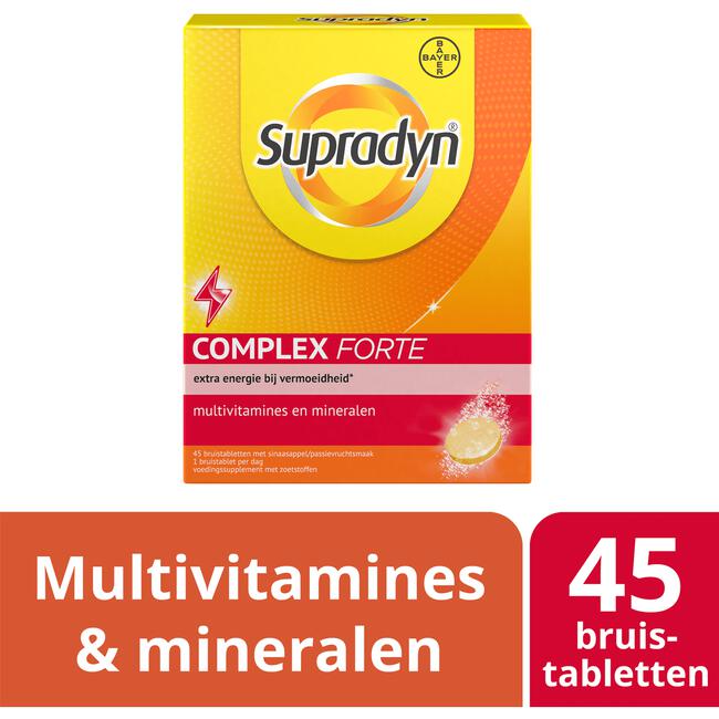 Supradyn Complex Forte Multivitamine Voor Extra Energie 45 Bruistabletten