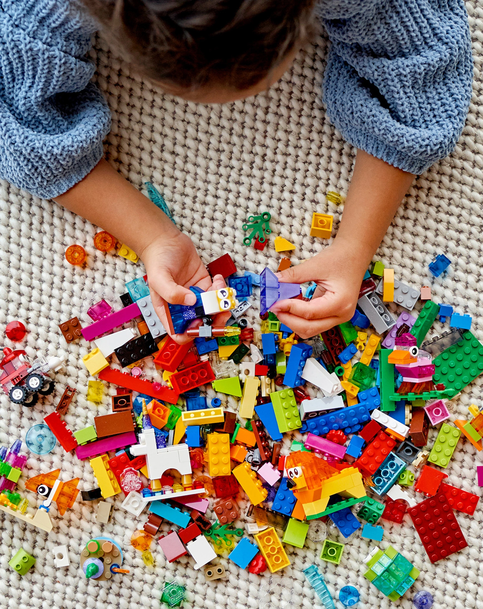 LEGO® 11013 Classic Kreativ-Bauset mit durchsichtigen Steinen