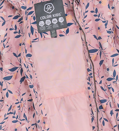Color Kids Smmerjacket - gebleicht Mauve m. Blumen