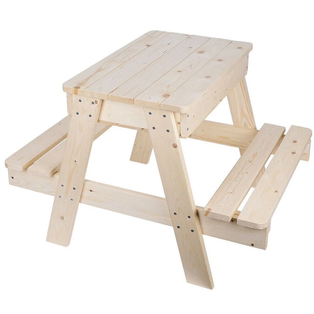 Table pique nique 2en1 bac à sable 60x80xH52cm