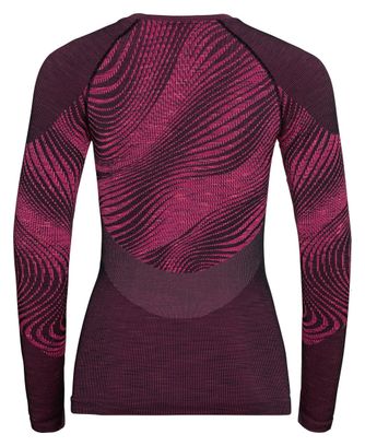 Maillot Manches Longues Odlo Blackcomb Eco Rose Femme