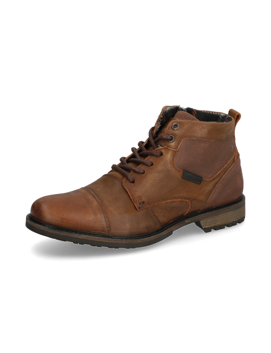 Lederkombination Boot