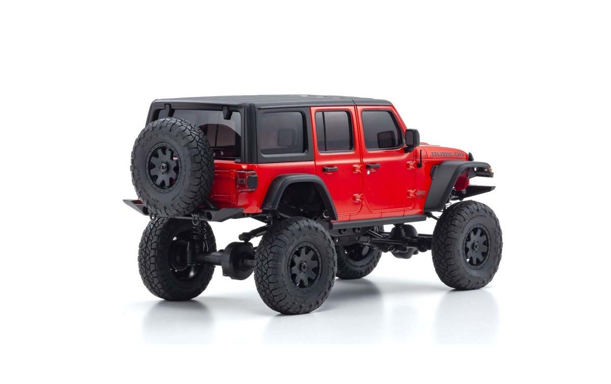 Scale Crawler Mini-Z Jeep Wrangler Rubicon, Rot 1:24, ARTR<br>MINI-Z 4×4 Series Readyset Jeep Wrangler Unlimited Rubicon Firecracker Red