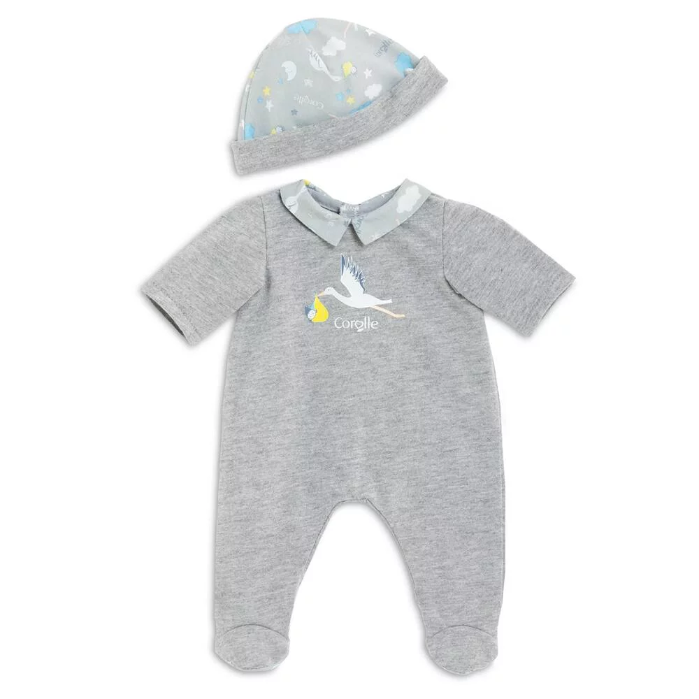 BB36 - PYJAMA DE NAISSANCE POUR POUPON 36 CM - COROLLE VETEMENTS