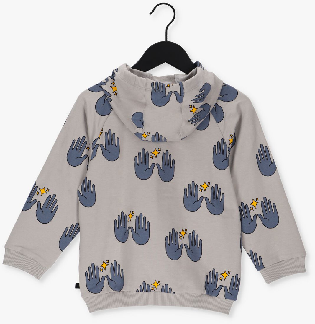 CARLIJNQ grijze carlijnq sweater magic - hoodie sweater