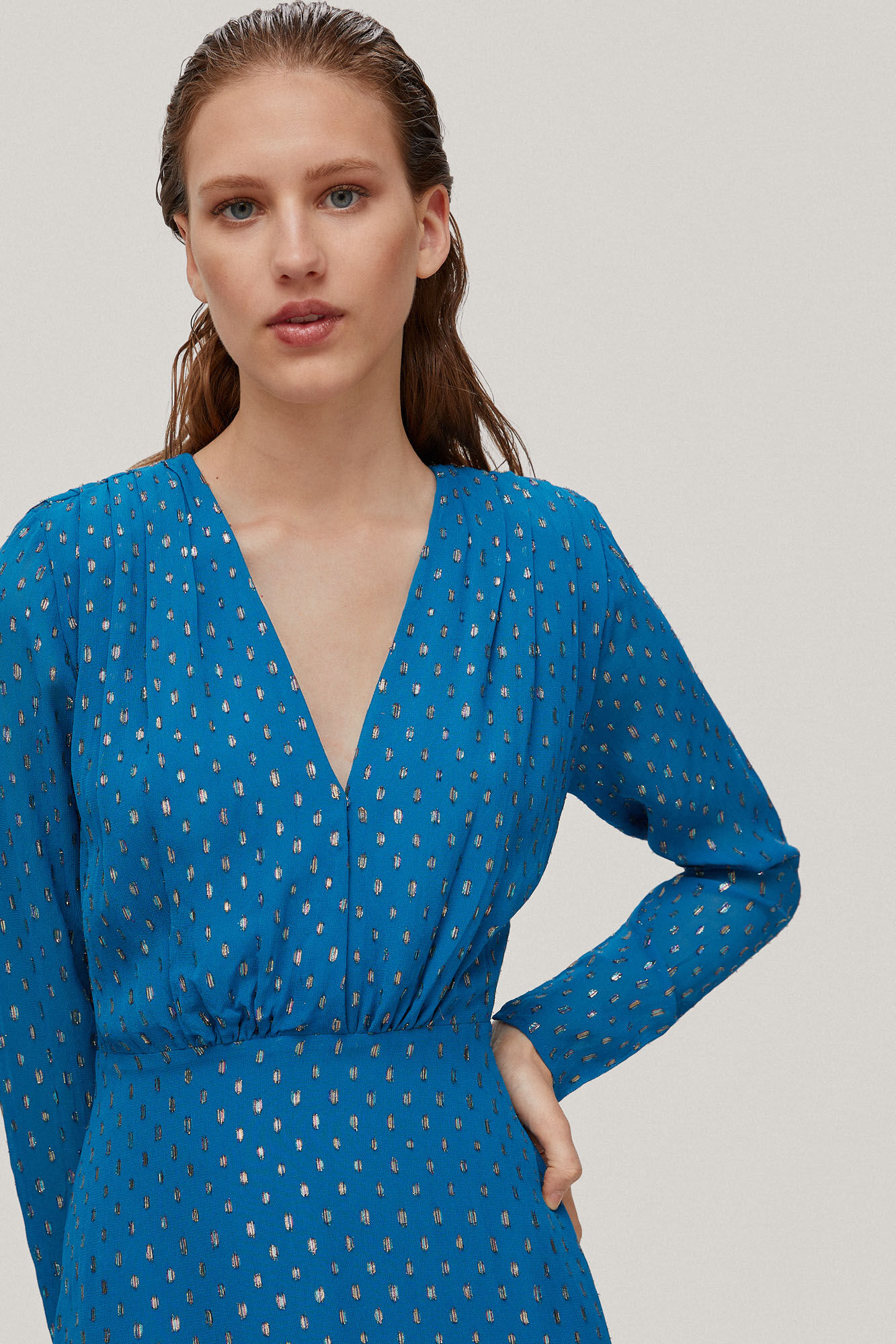 Vestido Fill Coupe - Turquesa