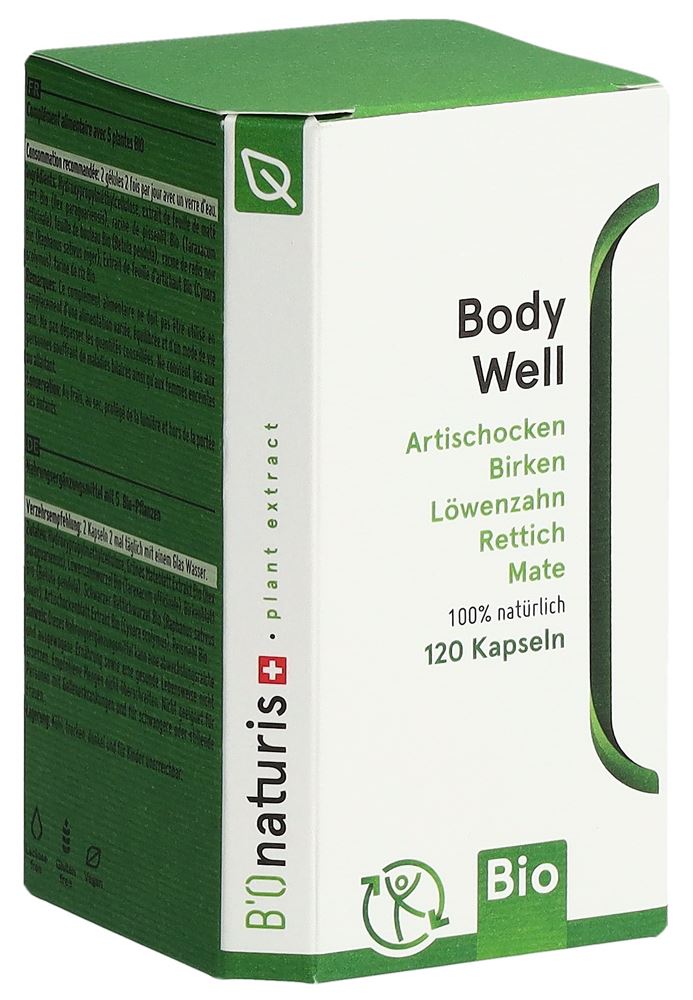 BIONATURIS Body Well Kaps Bio Ds 120 Stk