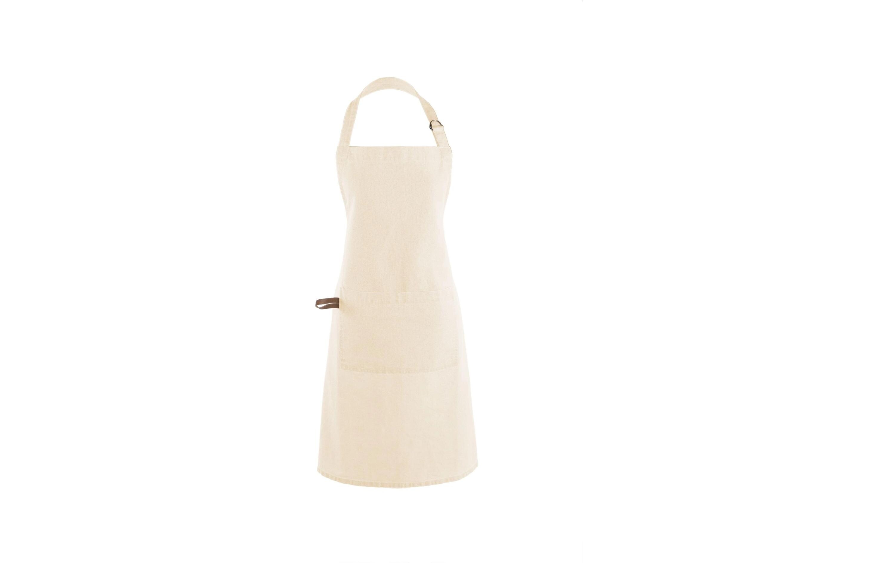 Schürze Myrna ElfenbeinRetro-Küchenschürze mit Tasche