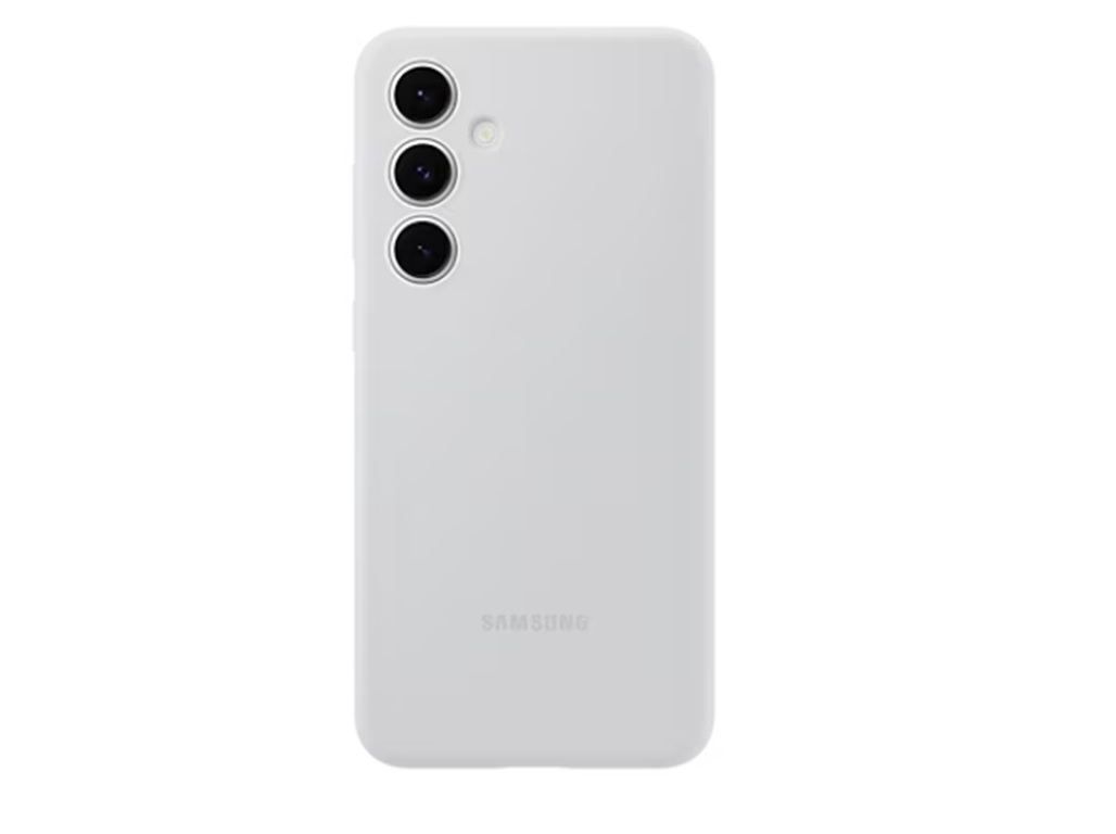 CAPA SAMSUNG SILICONE S24 FE CINZENTA