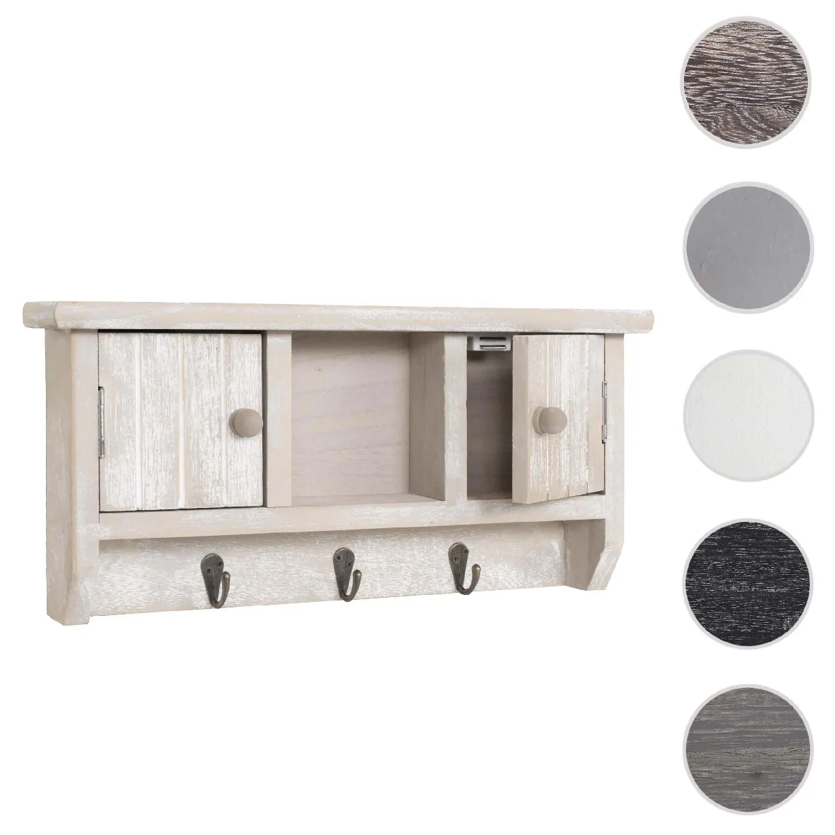 Mendler Porte-clés Mural HWC-A48 Beige