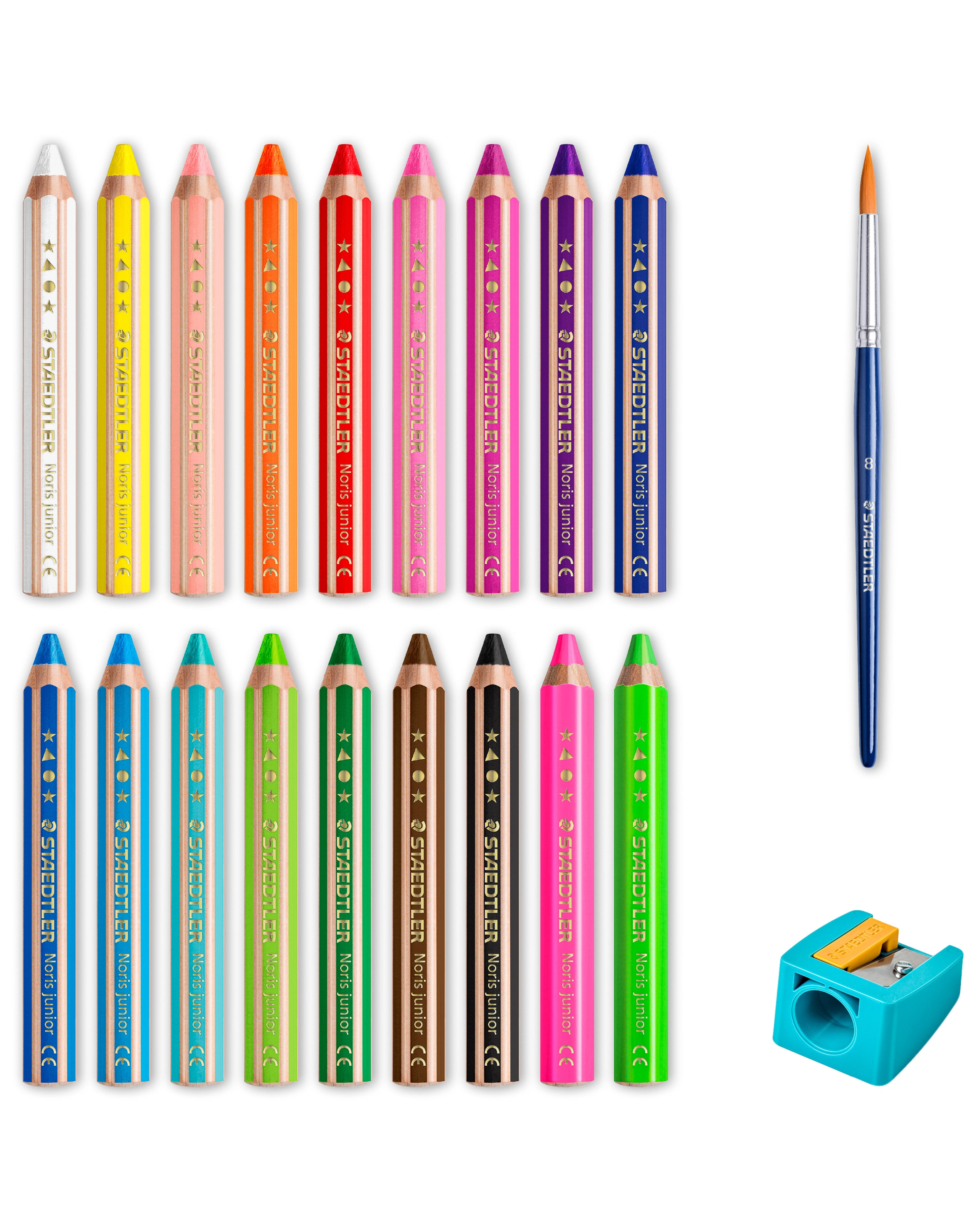 140 C18 buddy-Buntstifte 3 in 1 mit 18 Farben