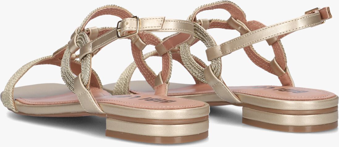 goudkleurig bibi lou platte sandalen 855z94hg