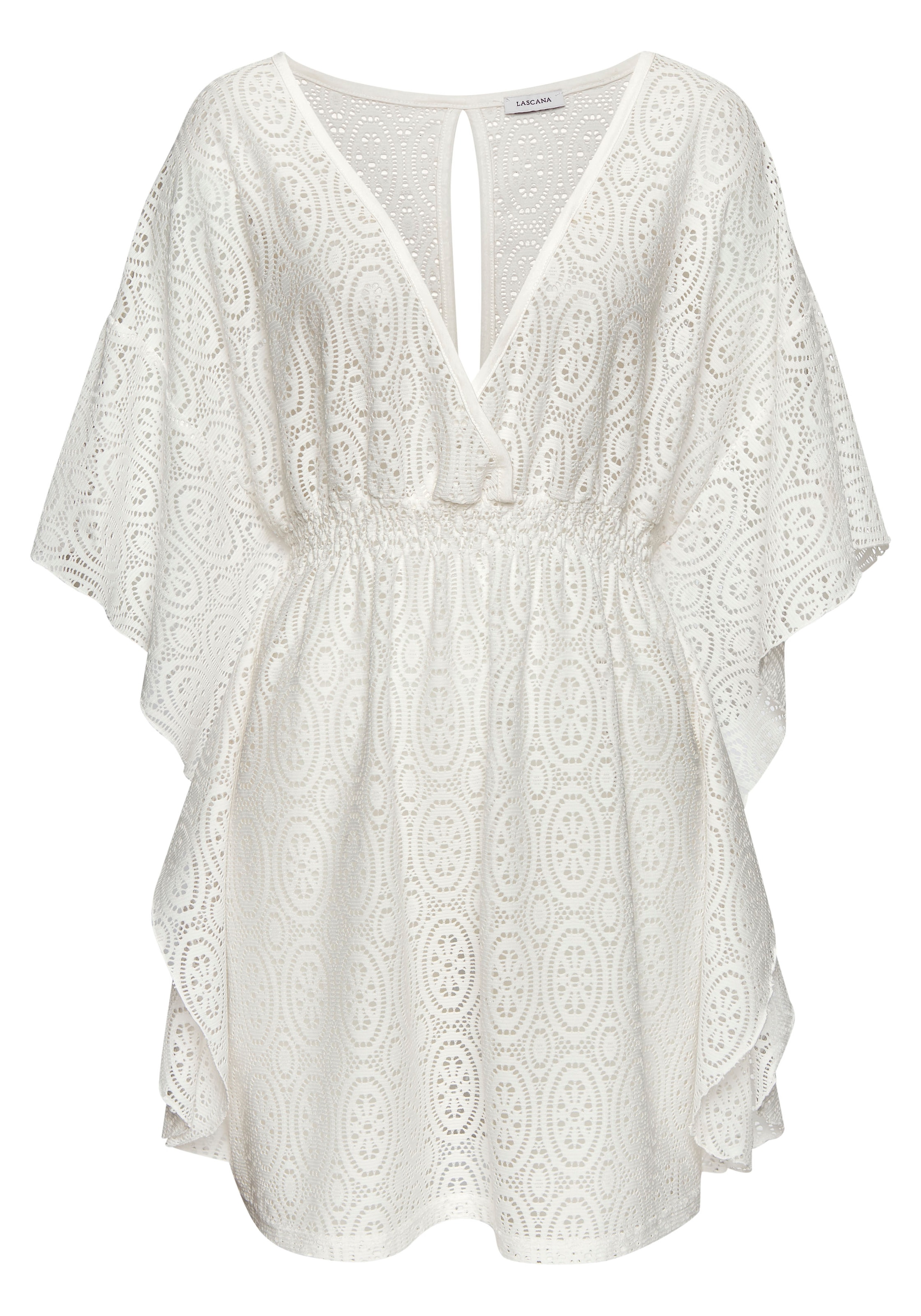 LASCANA Longbluse aus Lochspitze, lockeres Blusenkleid, Tunika