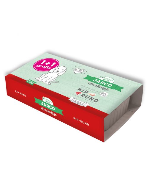Jarco Dog Vleeskuipje 1+1 2x150 g - Hondenvoer