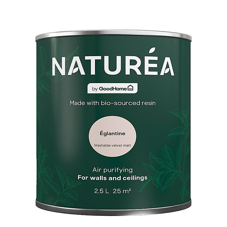Peinture murs et boiseries Naturéa par GoodHome eglantine velours 0.5L