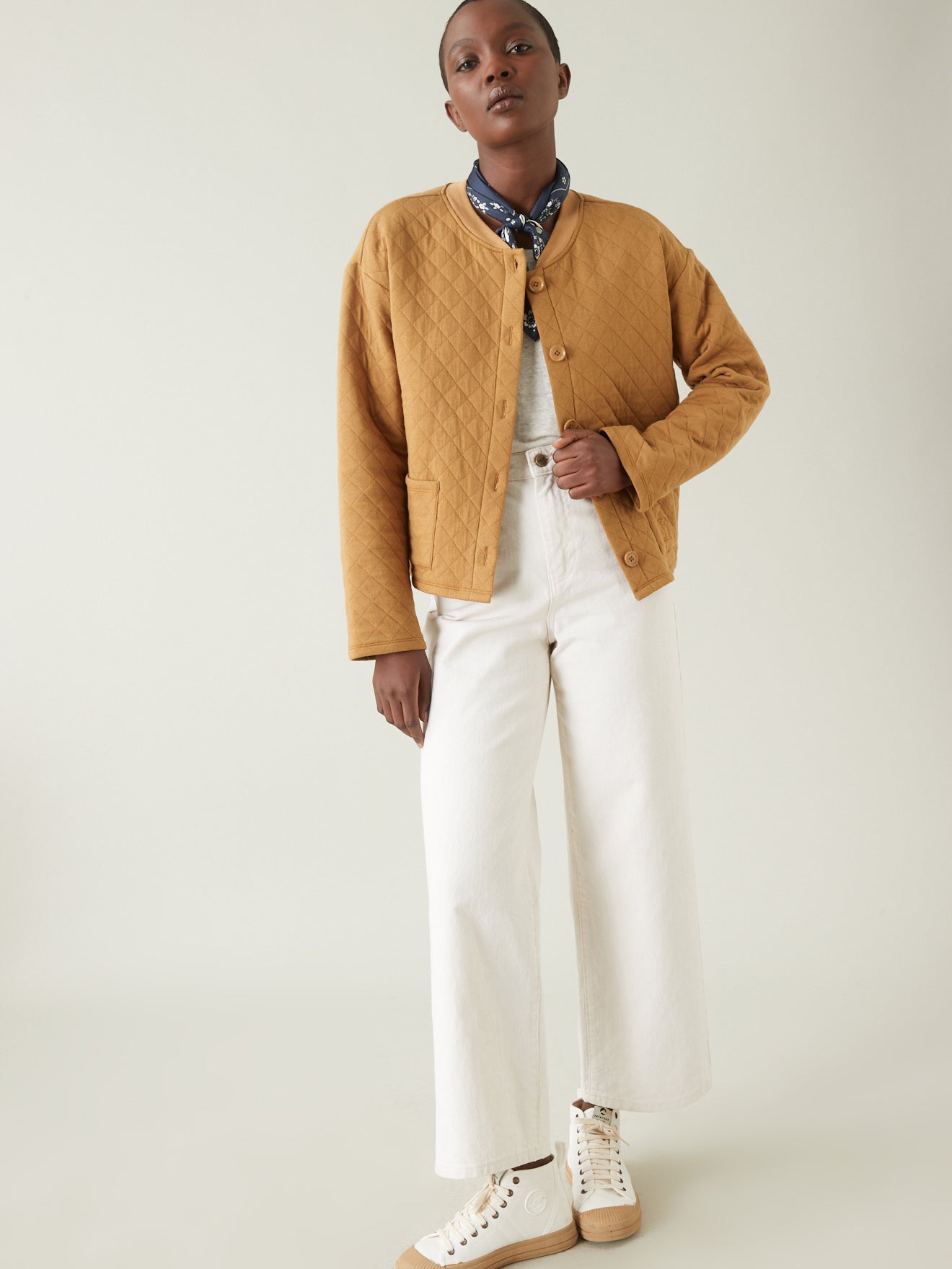 Veste cardigan effet matelassé femme