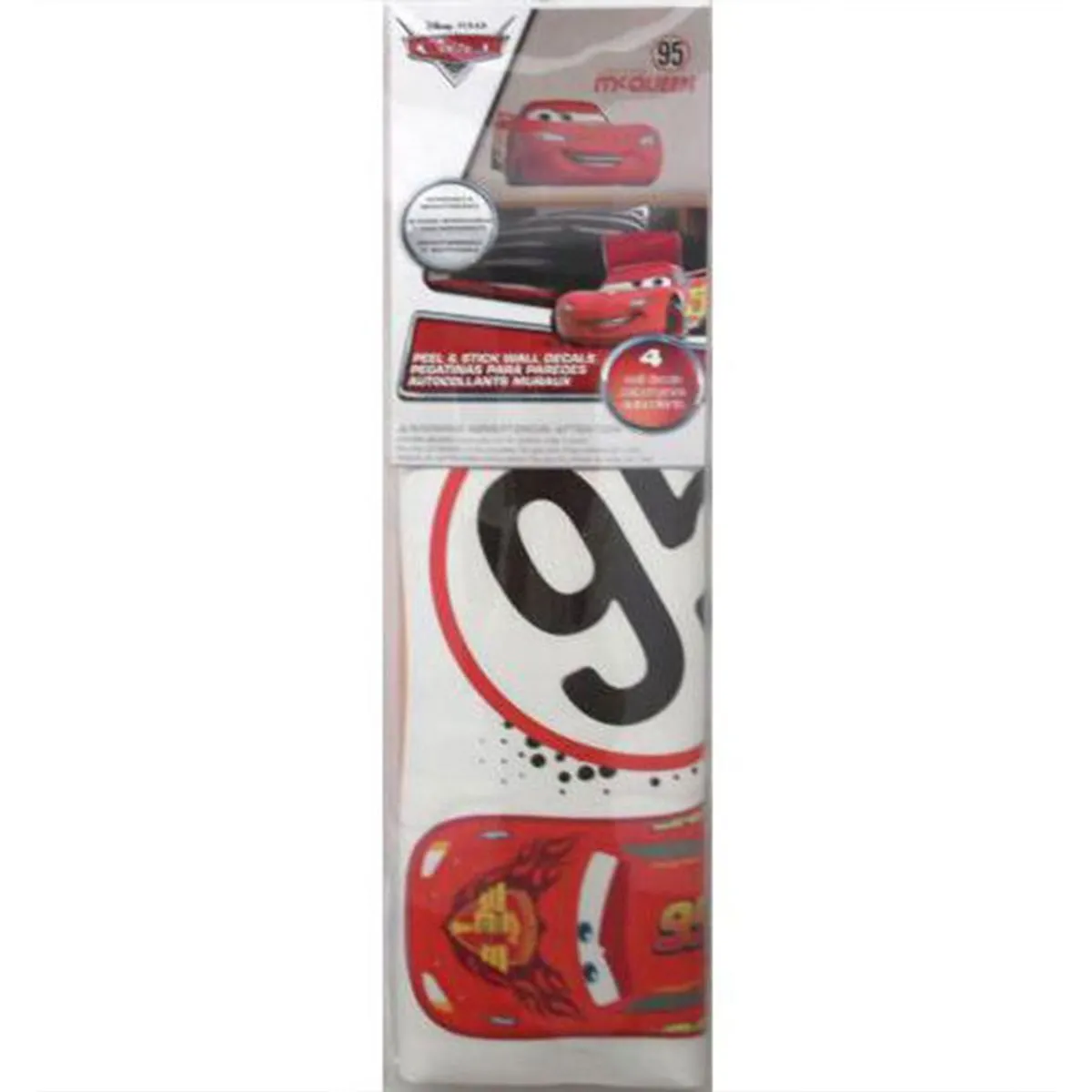 TheDecoFactory McQueen Cars - Stickers Disney Pixar