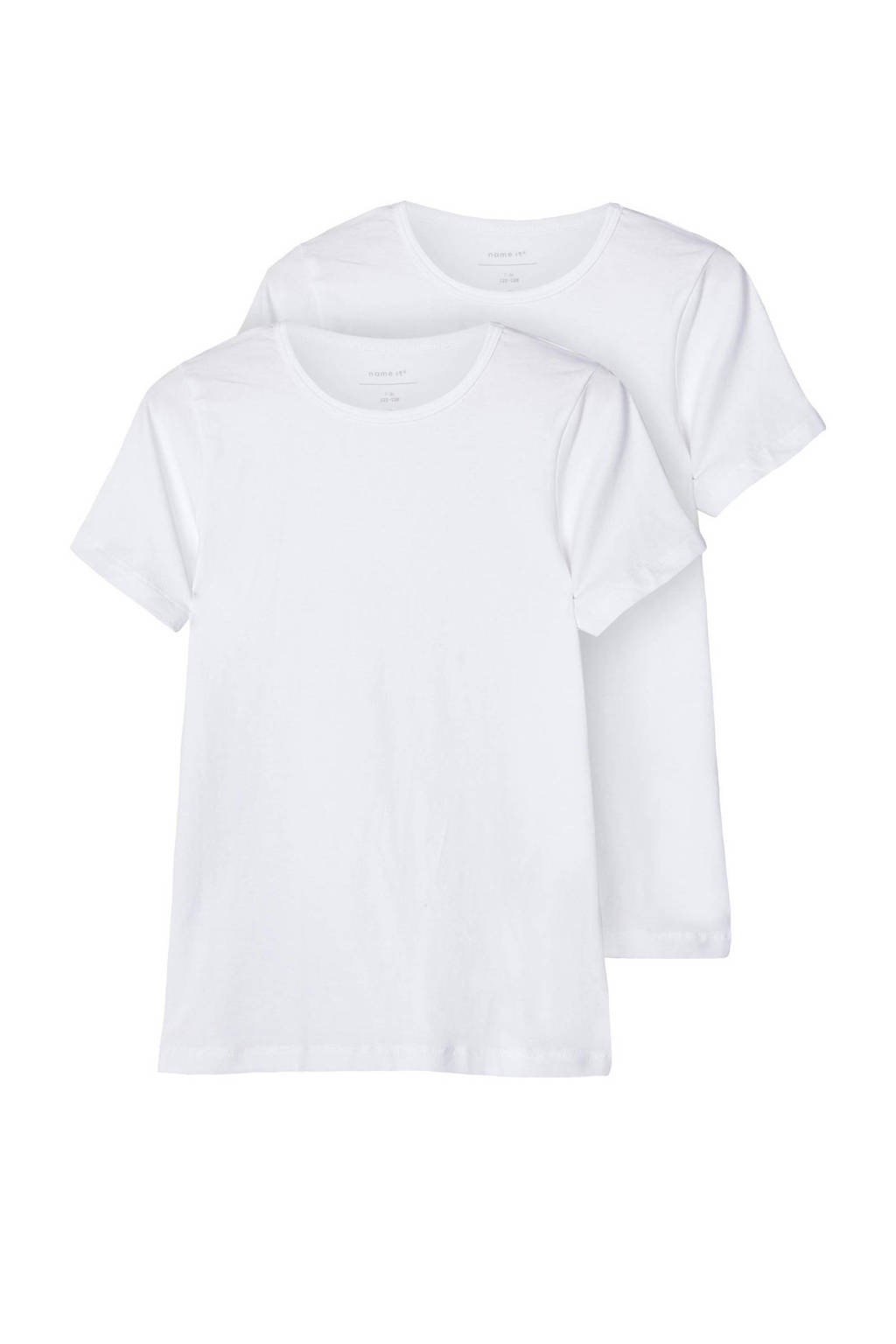 NAME IT T-shirt - set van 2 wit