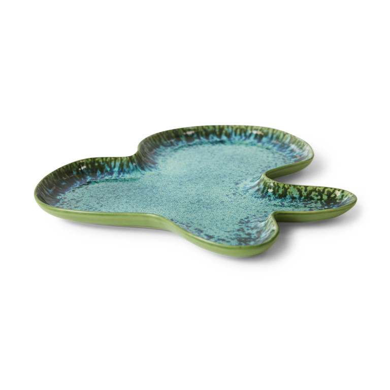 HKliving Shell schaal 39x38 Teal