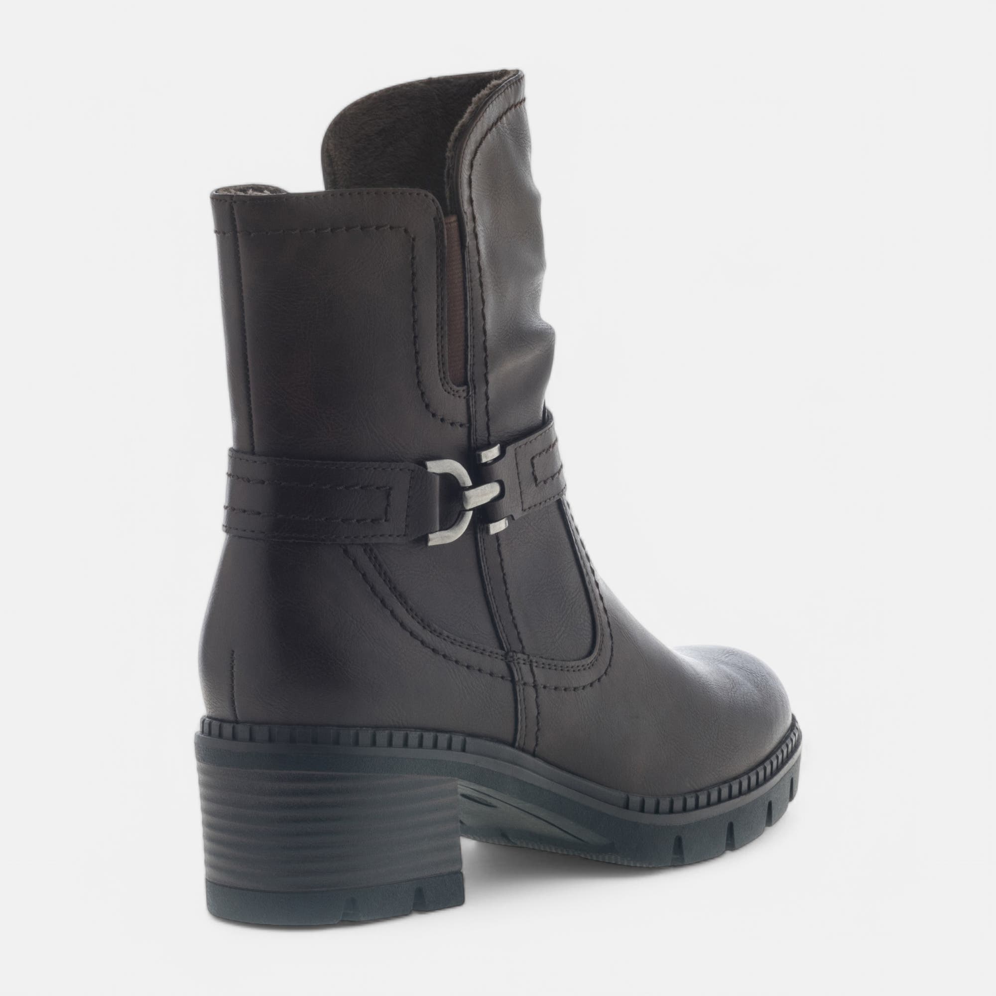 Boots à talon Femme marron