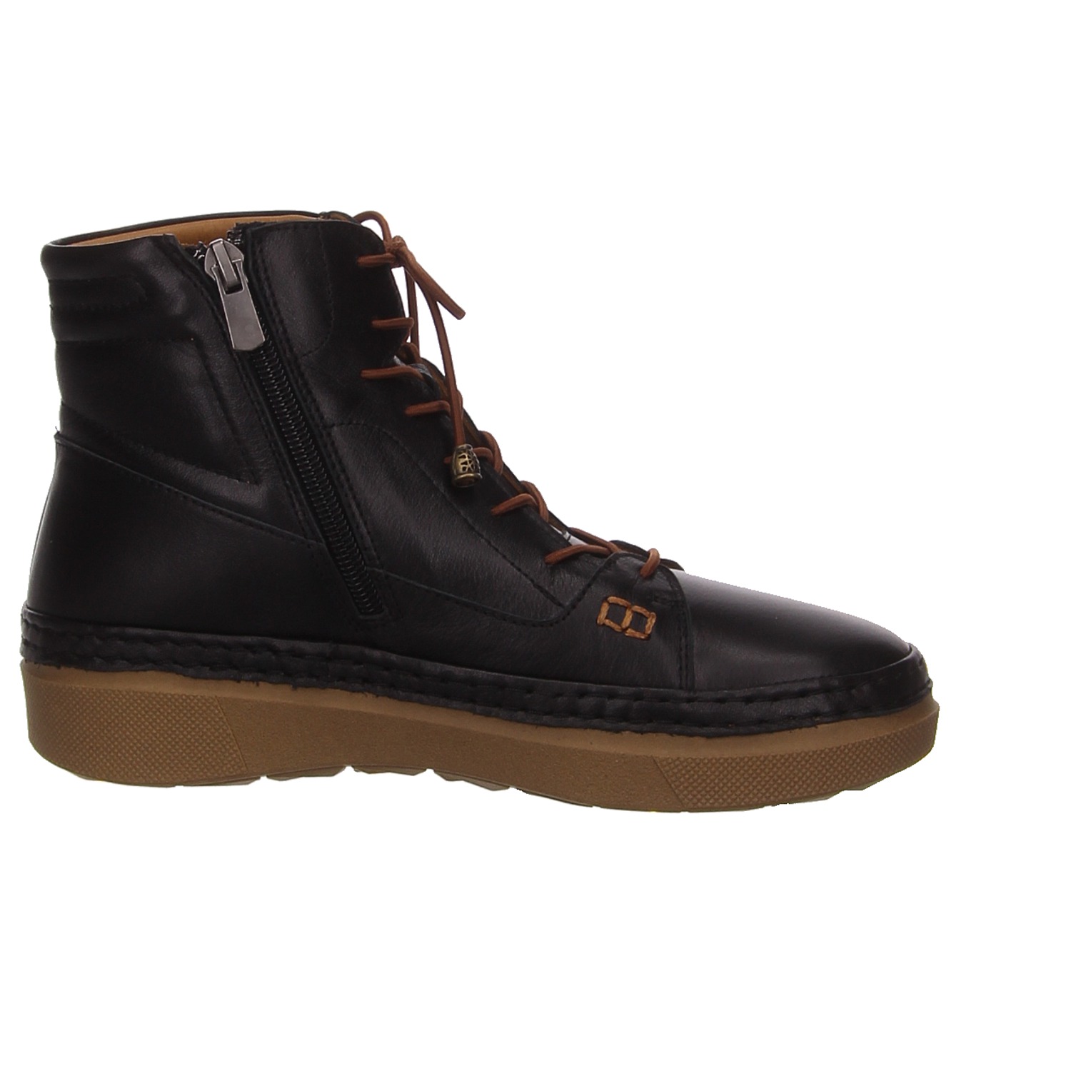 Elbandi Schnürboots schwarz schwarz