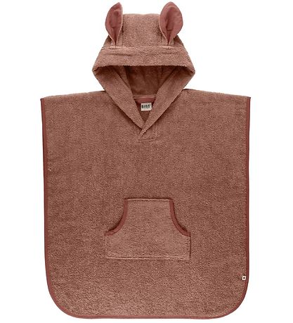 Bibs Badeponcho - 60x55 cm - Känguru - Murmeltier