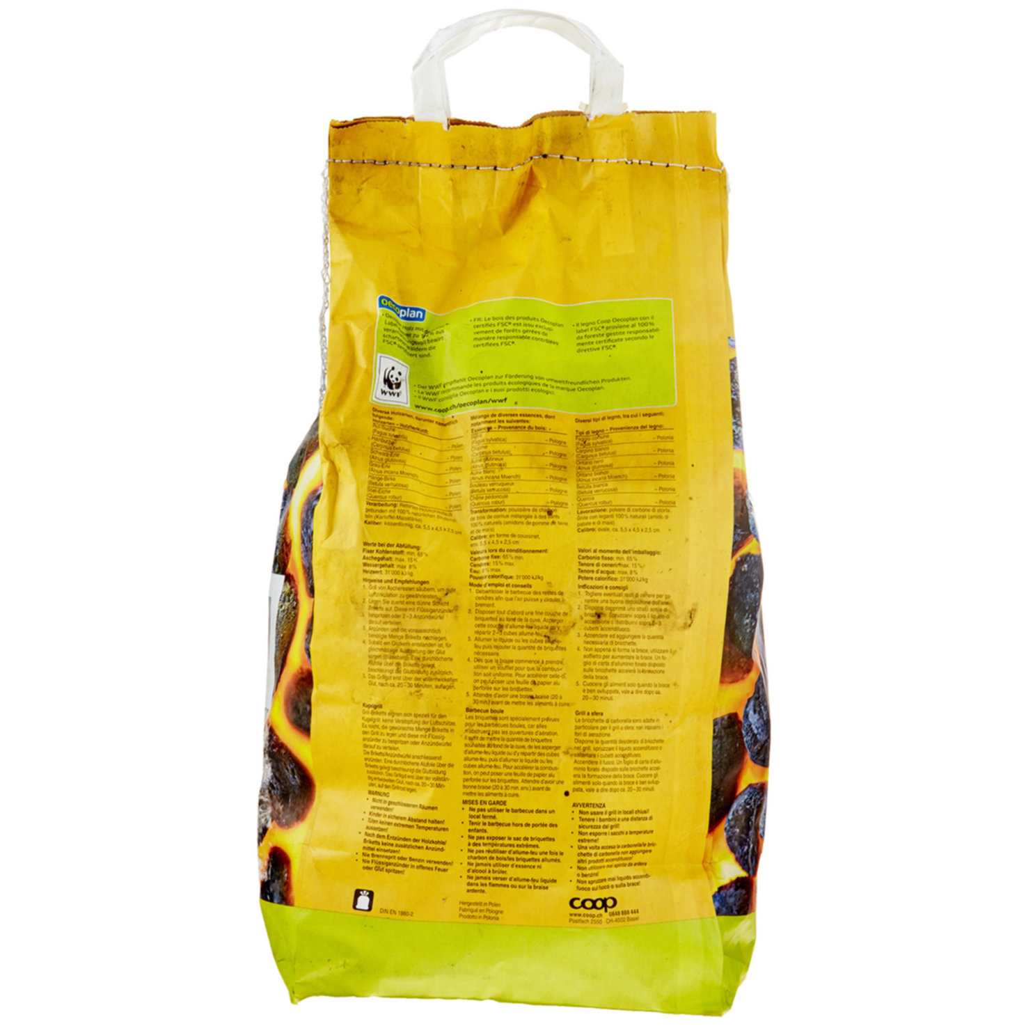 Oecoplan Holzkohle-Briketts | 5 kg