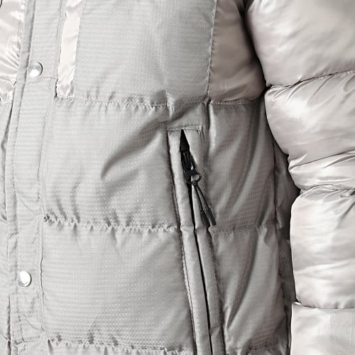 Doudoune Longue A Capuche 22K41 Gris