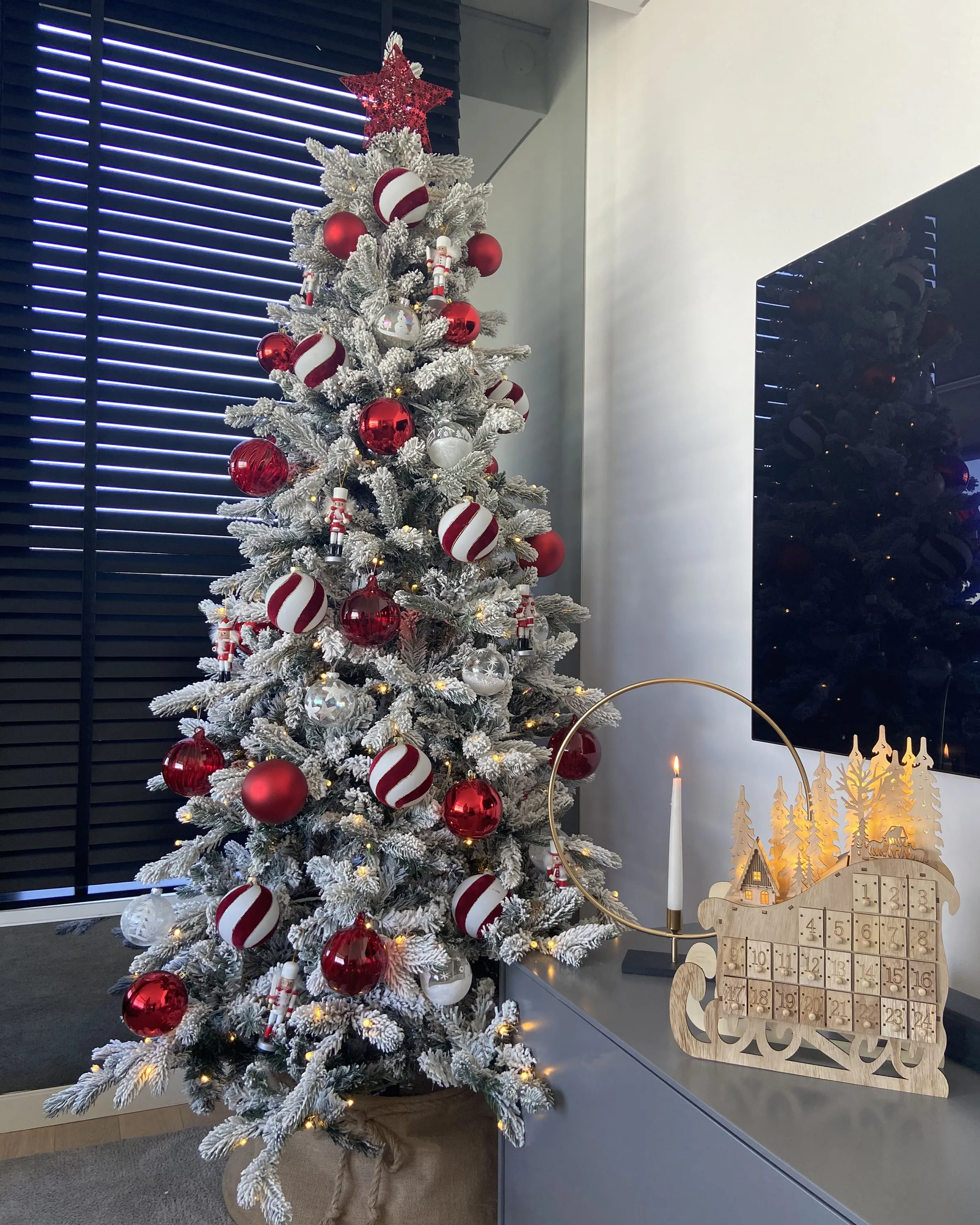 Kerstboom met verlichting LED TATLOW 120 cm Groen