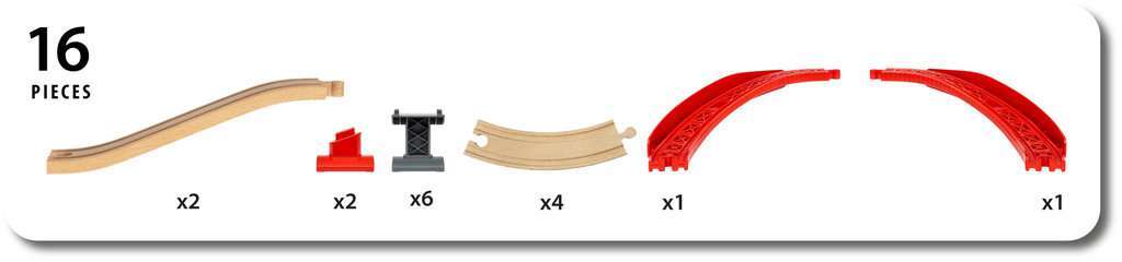 BRIO Spiel Schienenpaket Berg und Tal