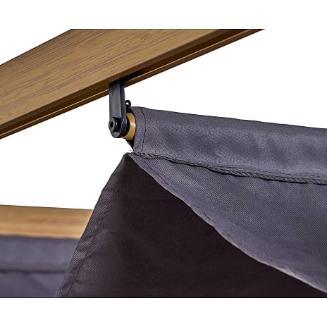 Bali pergola, trælook m. gråt cover