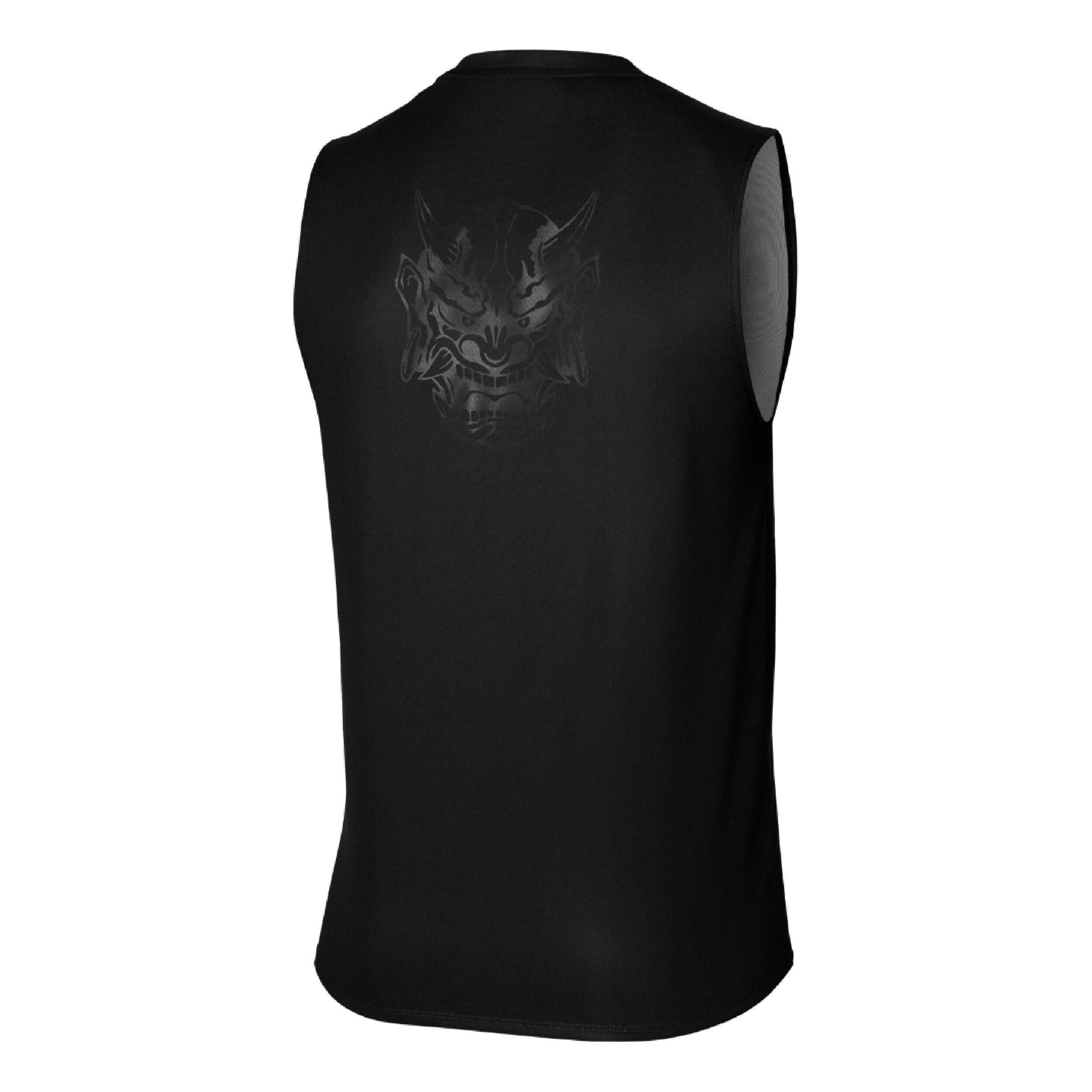 Mizuno Core Graphic Sleeveless Maillot De Course Hommes - Noir