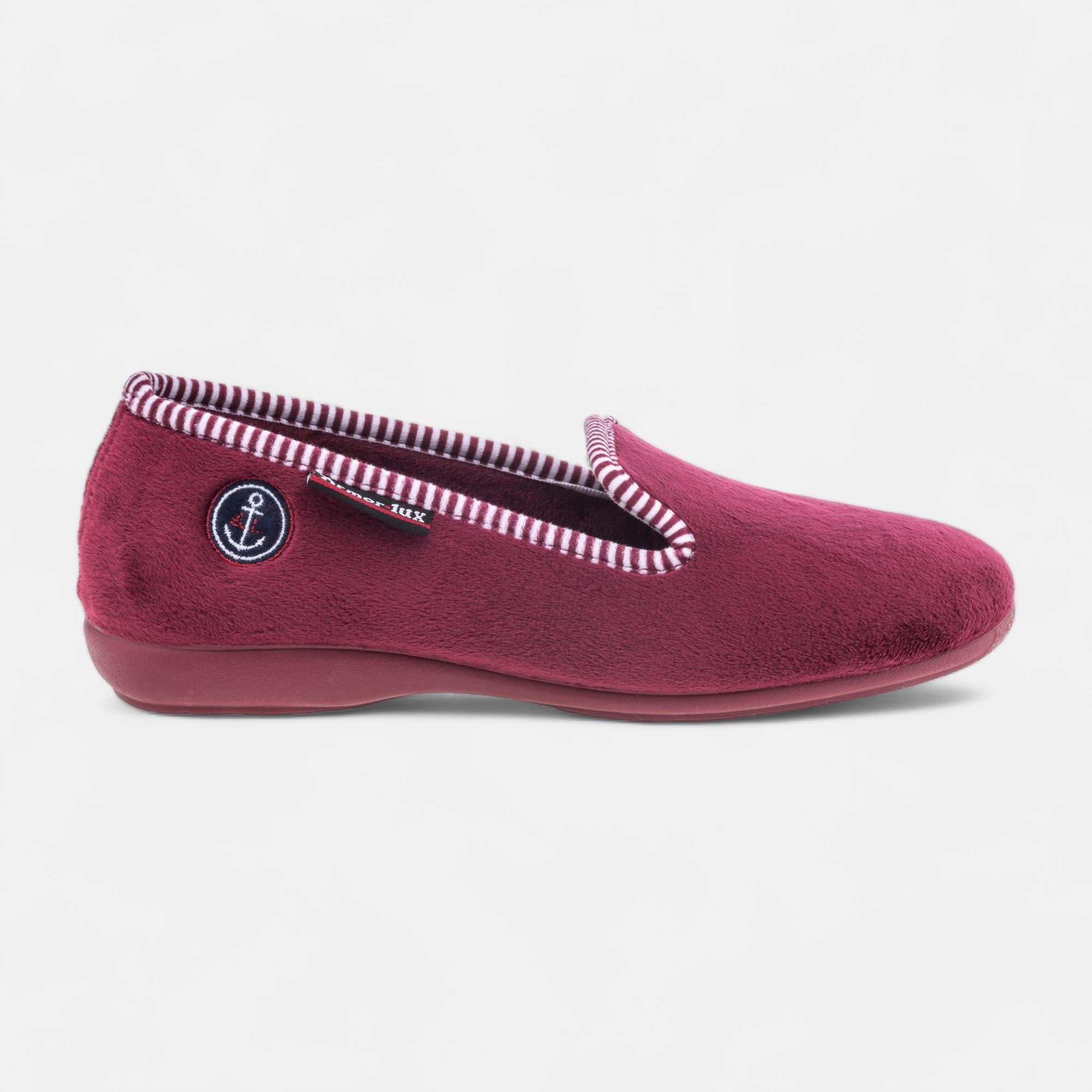 Chaussons ballerines Femme bordeaux