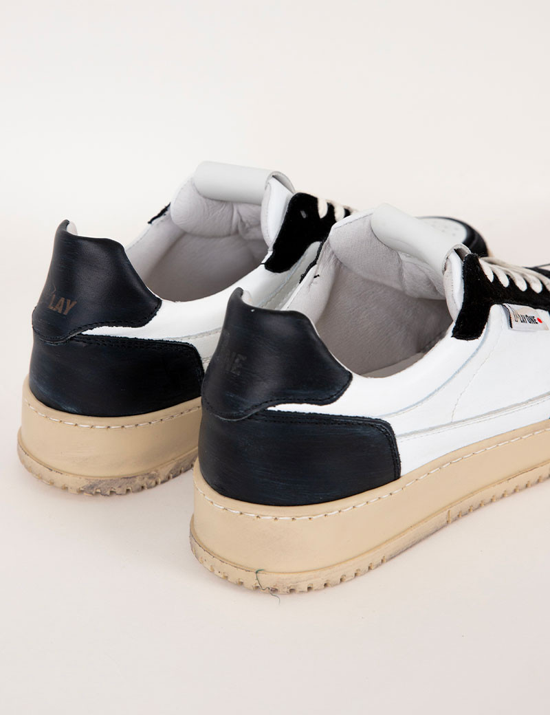 PLAY ONE BASKETS BASSES DUBAÏ BLANC NOIR