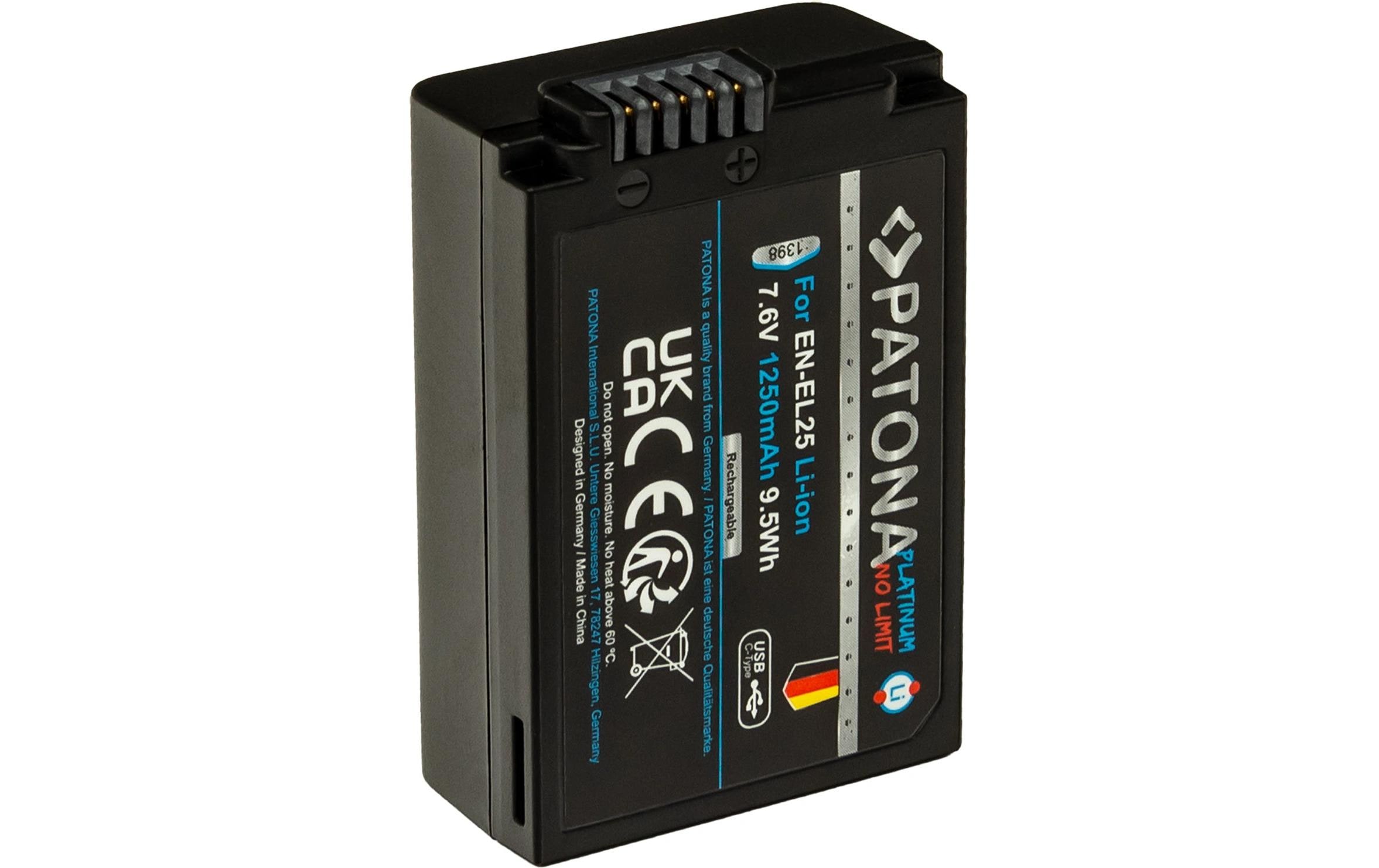 Platinum Akku für Nikon EN-EL25Platinum Batteriesatz für Nikon