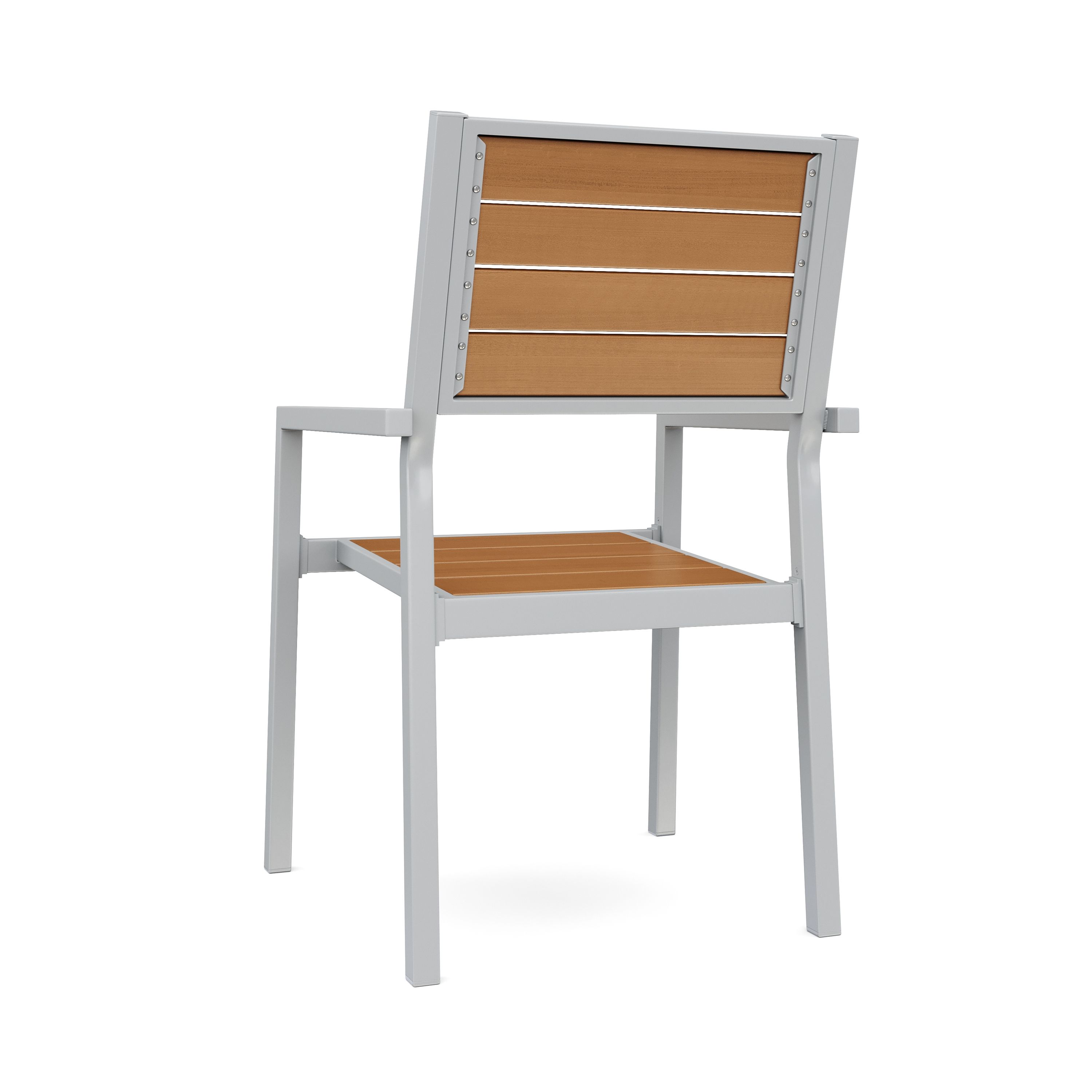 Gartenstuhl PELO 2er Set braun
