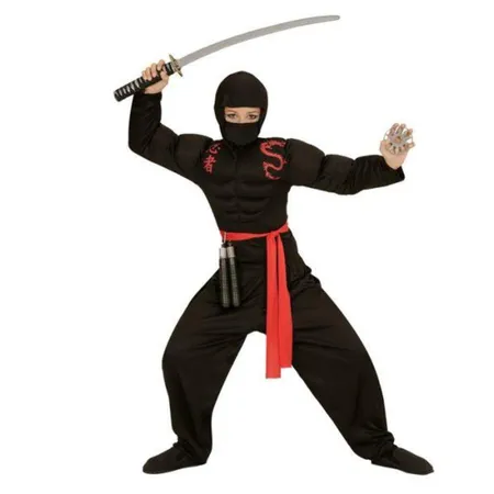 Widmann Kinderkostüm Muskulöser Ninja, 140