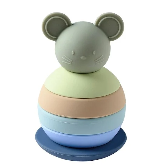 Culbuto Silicone   Souris verte        de               Nattou