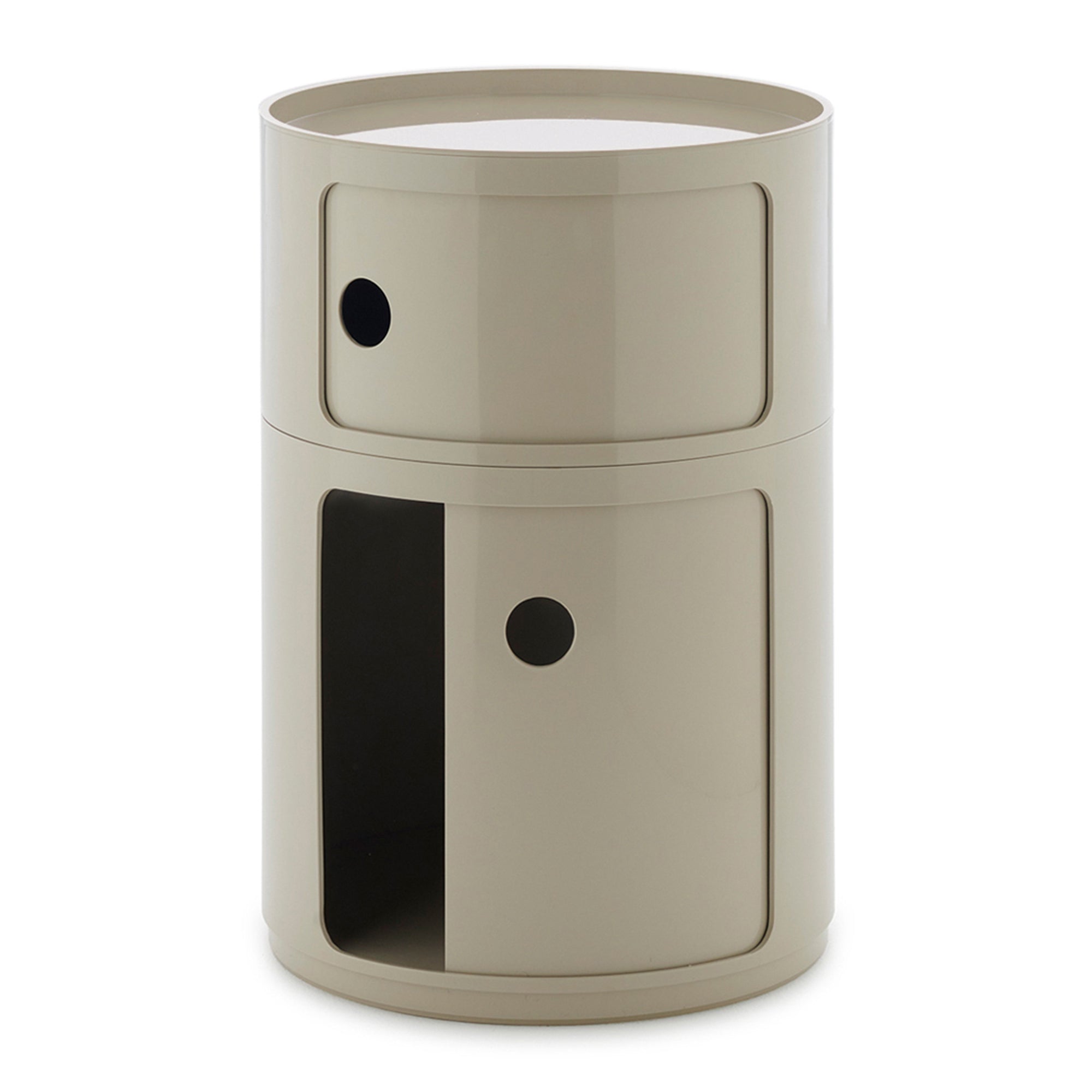 Kartell Componibili Kast Ã 42 cm - 2 Modules - Duifgrijs