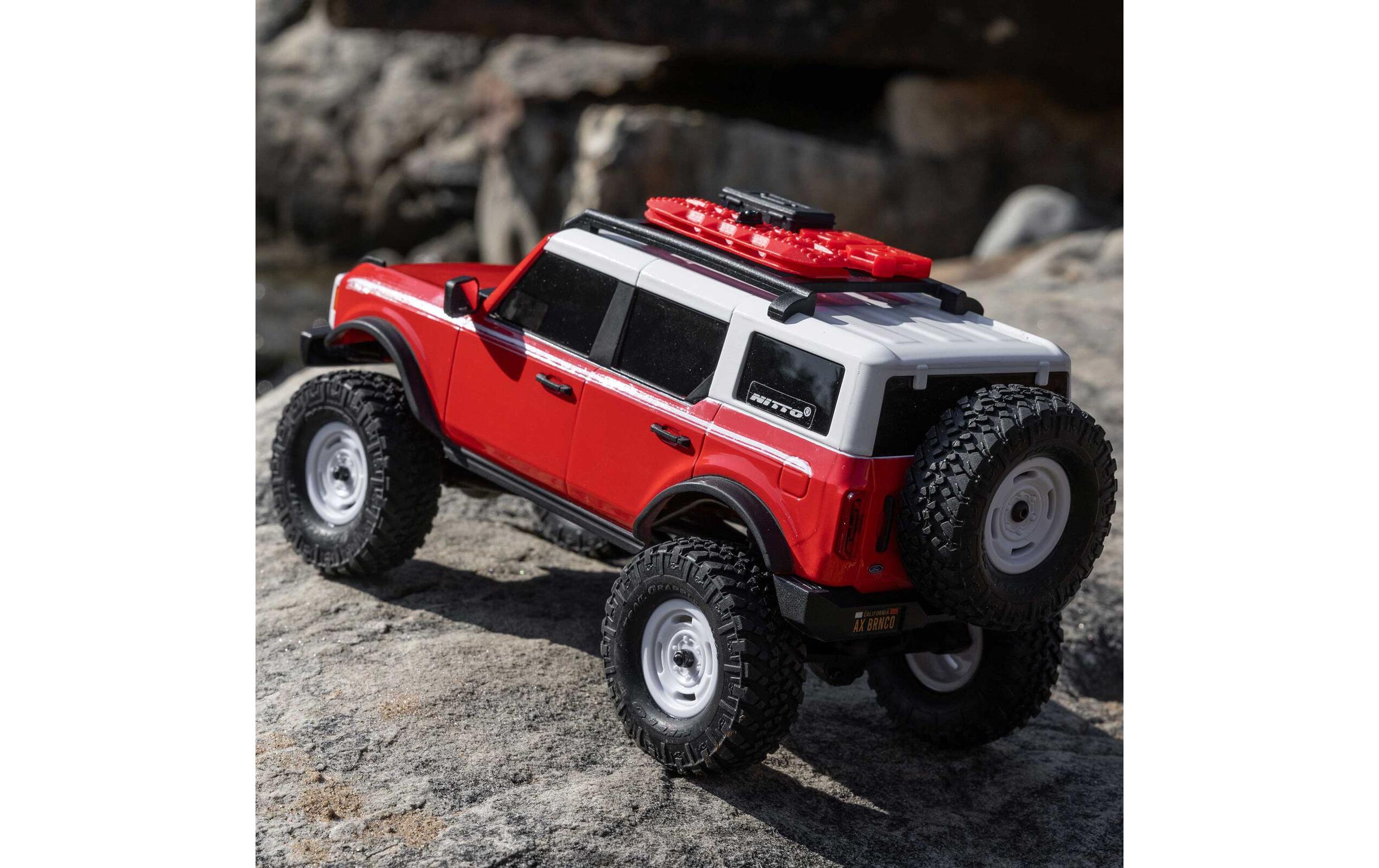 Rock Crawler SCX24 Ford Bronco, Rot RTR, 1:24<br>4 x 4 RTR Brushed Rock Crawler