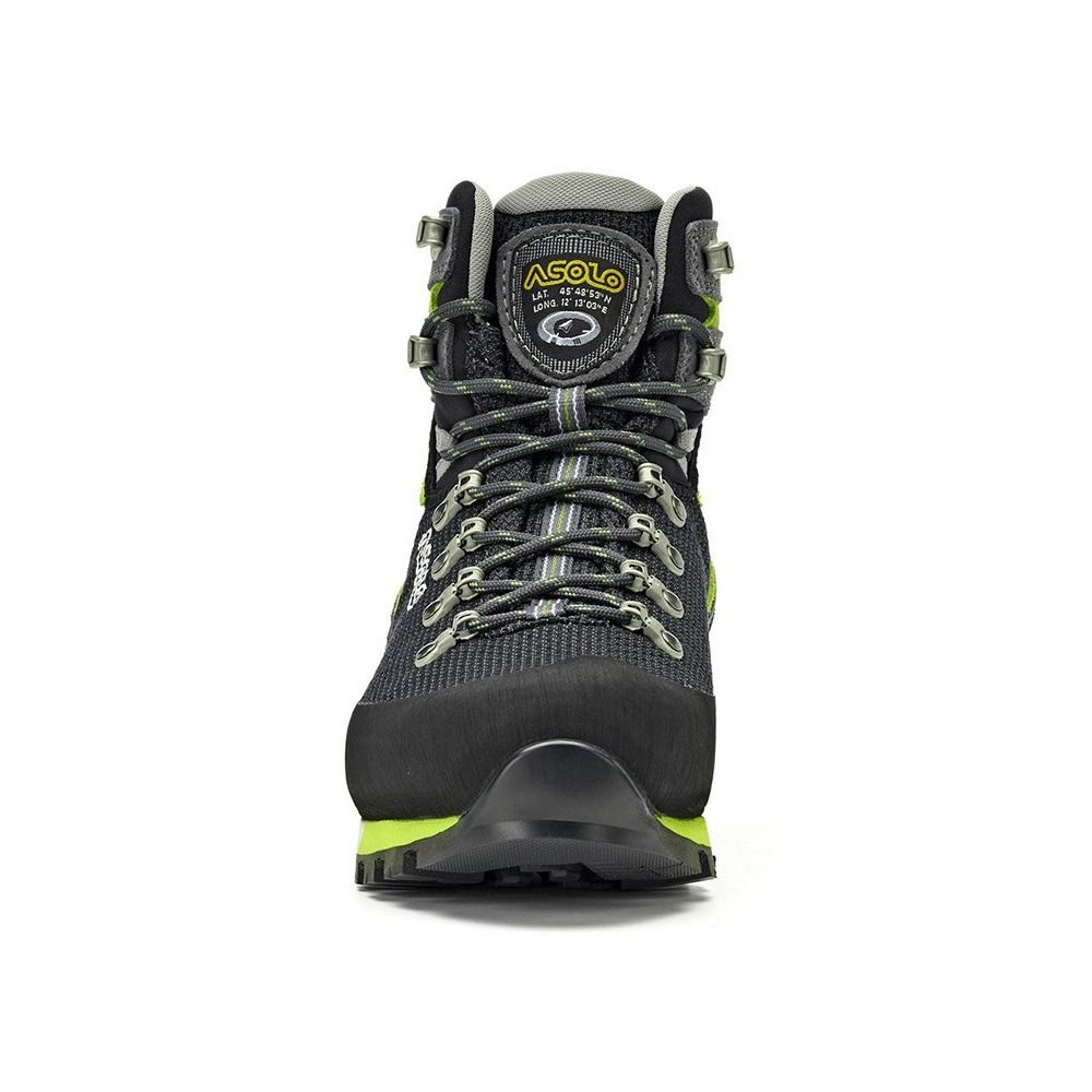 Asolo CORAX GV - Chaussures de randonné Homme nero/green lime