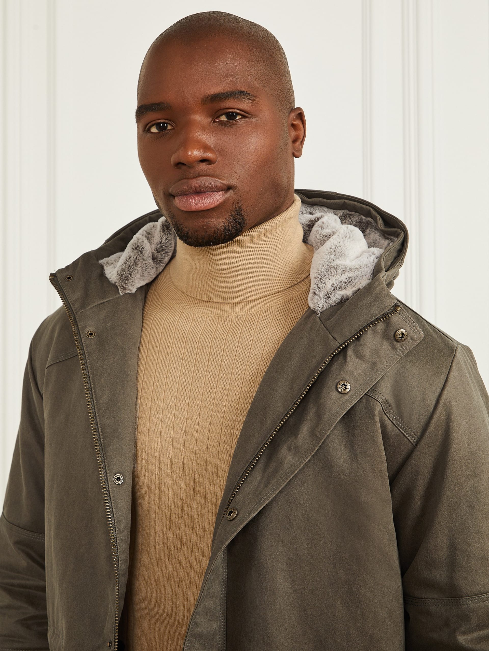 Parka com capuz