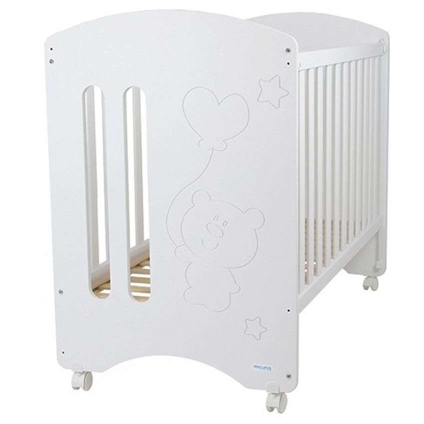 Lit Globito 120x60 cm - Blanc - Ecru