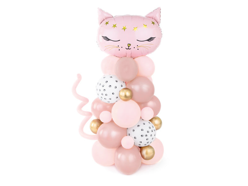 Ballonnenpilaar Kat Roze 1,4m