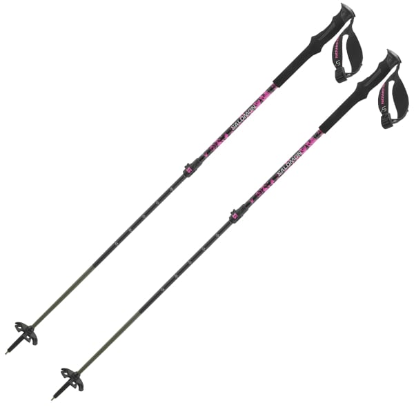 Bâton ski de randonnée SALOMON QST CARBON S3 BLACK SUGAR PLUM