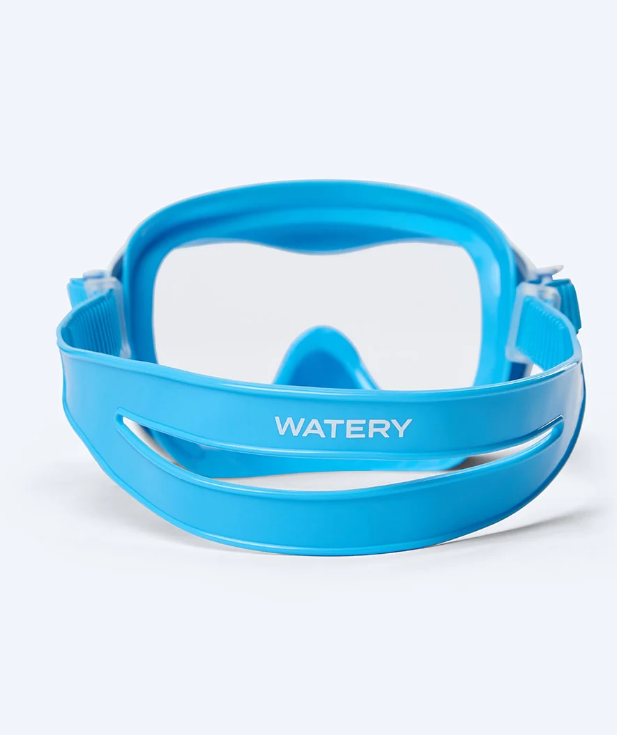 Watery Combo snorkelsæt til junior (8-15) - Odine - Blå/hvid